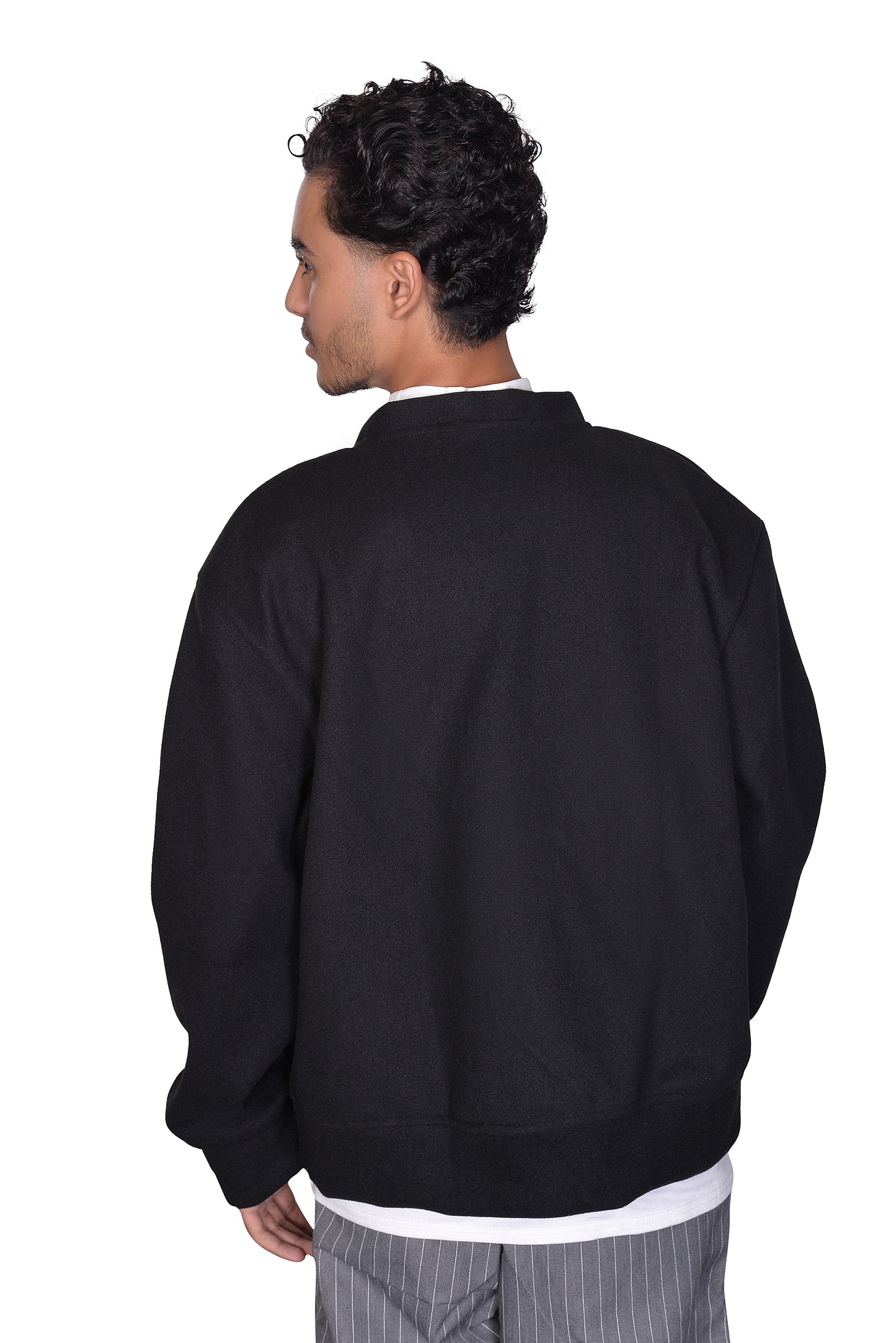 Boxy fit cardigan - Black