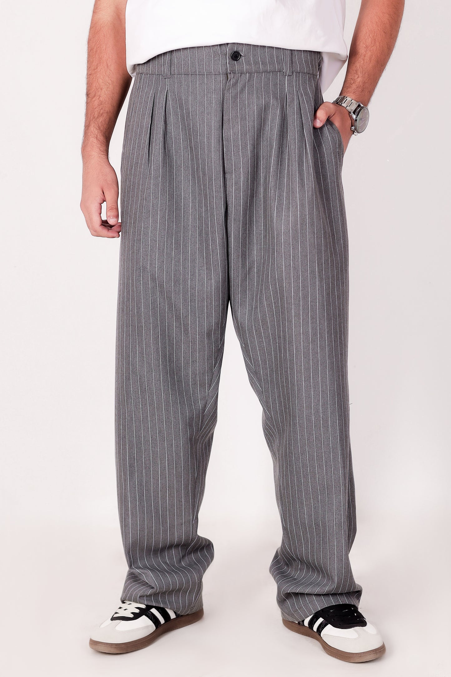 Pinstripe pants
