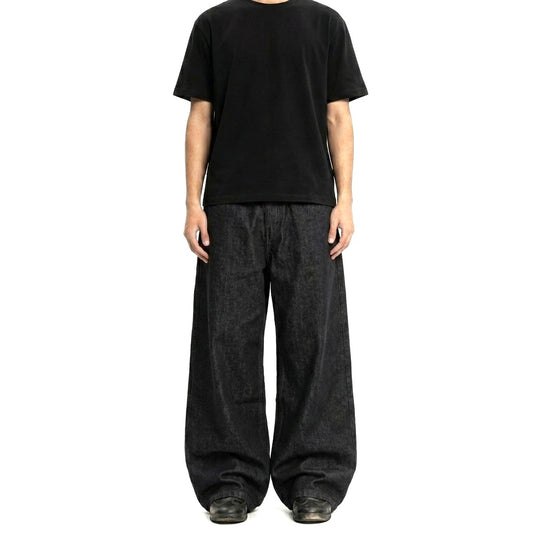 Raw denim jeans - Black