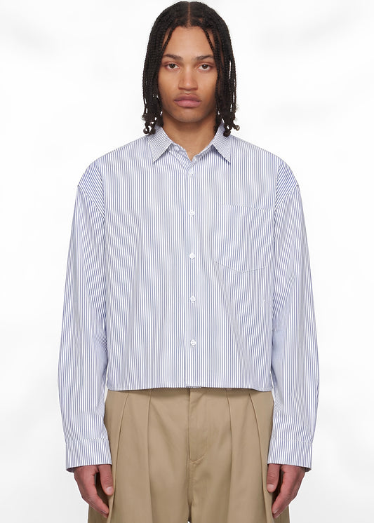 Striped boxy shirt