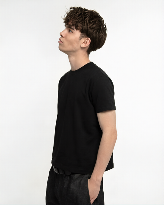 Cropped t shirt - Black