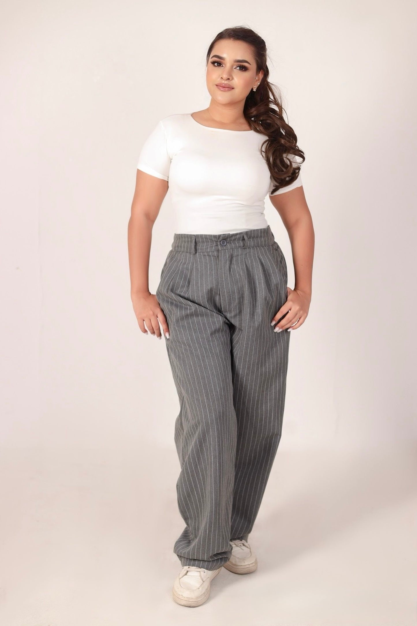 Pinstripe pants
