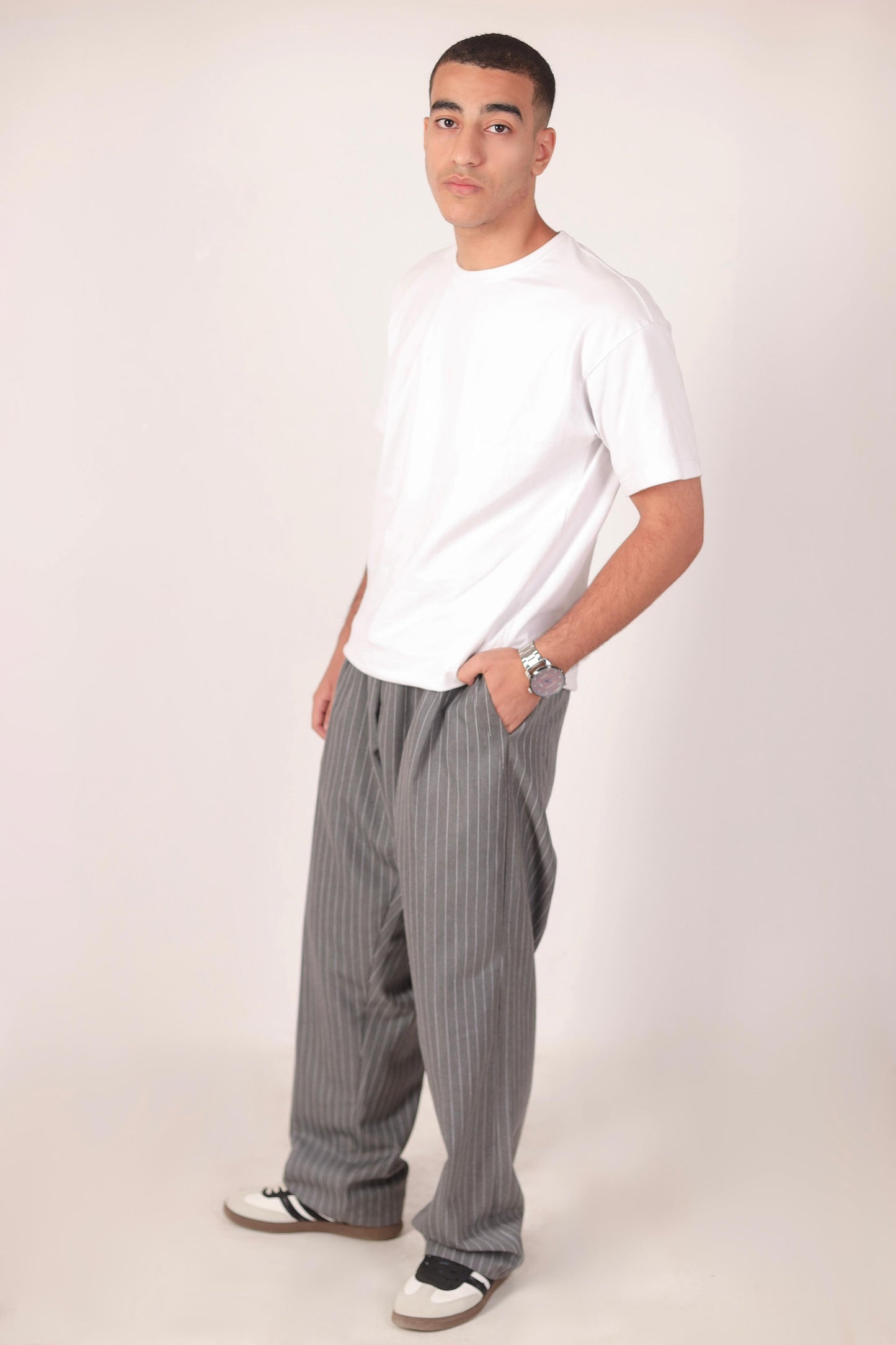 Pinstripe pants