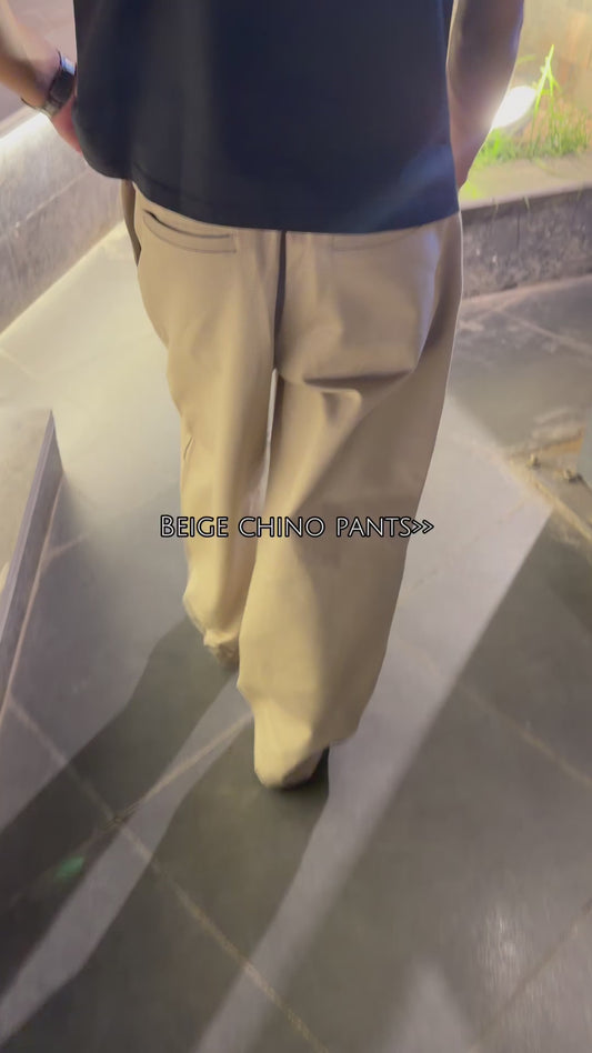Chino pants - beige